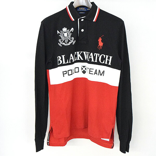 black watch polo team long sleeve