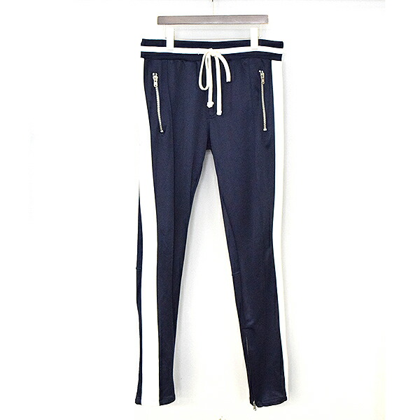 mnml navy track pants