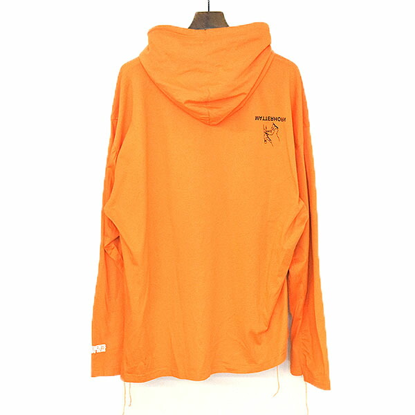 vetements orange hoodie