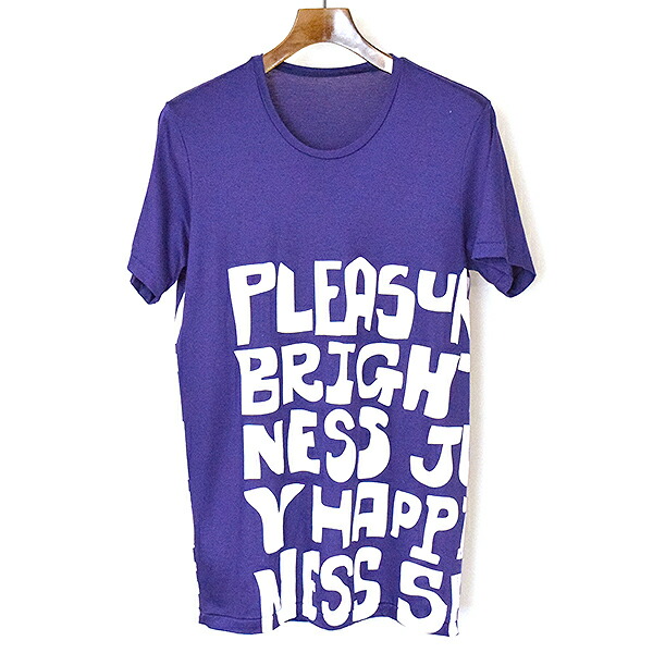 楽天市場 中古 bajra バジュラ wordプリントtシャツ メンズ パープル