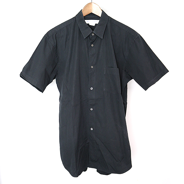 楽天市場 中古 Comme Des Garcons Shirt コムデギャルソンシャツ Forever コットンブロード半袖シャツ メンズ ブラック M Modescape 楽天市場店