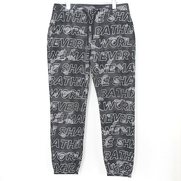 a bathing ape joggers