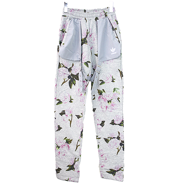 floral print adidas track pants