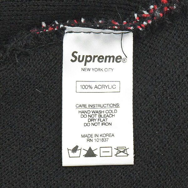 supreme beanie tag