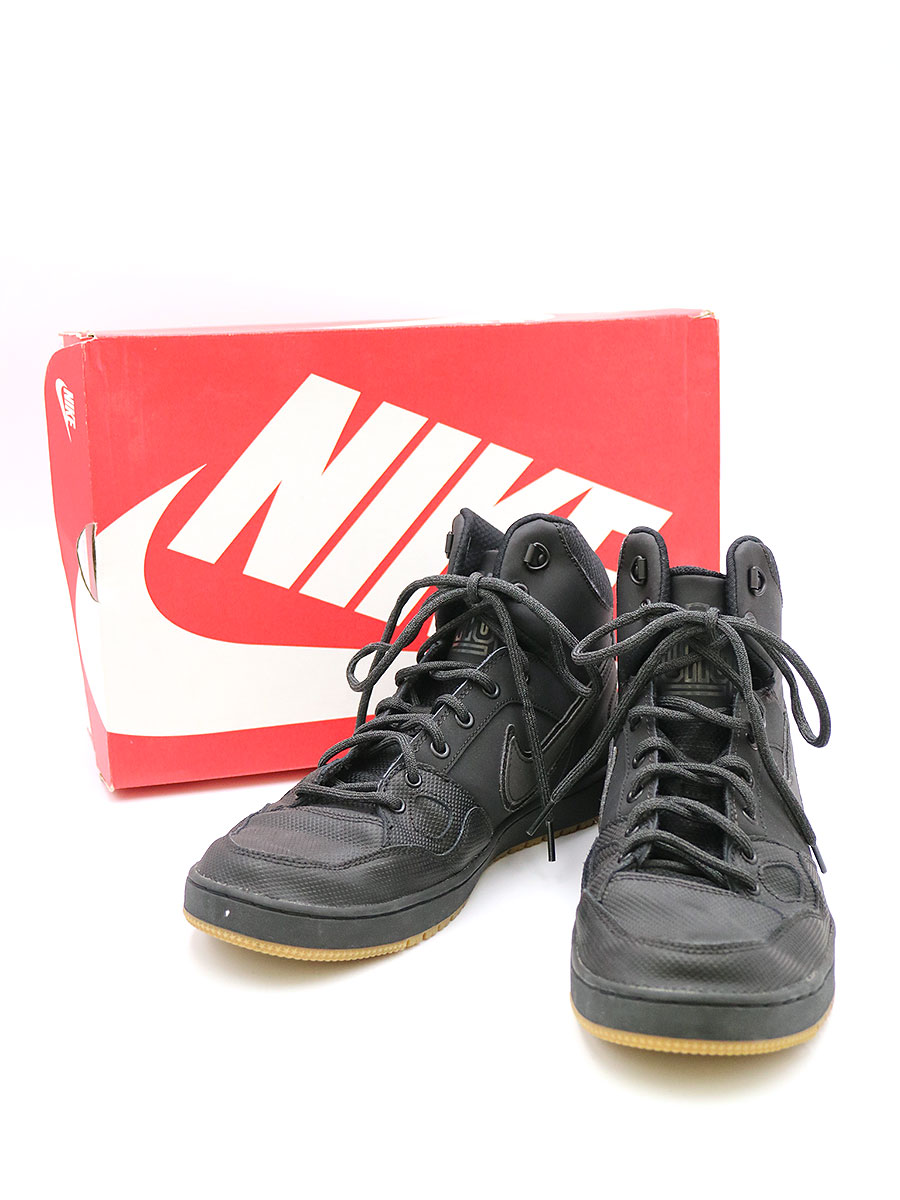 nike son of force mid red black