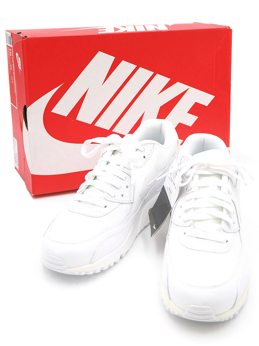 高知インター店 中古 Nike ナイキ Air Max 90 Essential 111 スニーカー ホワイト 28cm メンズ 安いそれに目立つ Leather Com Pk