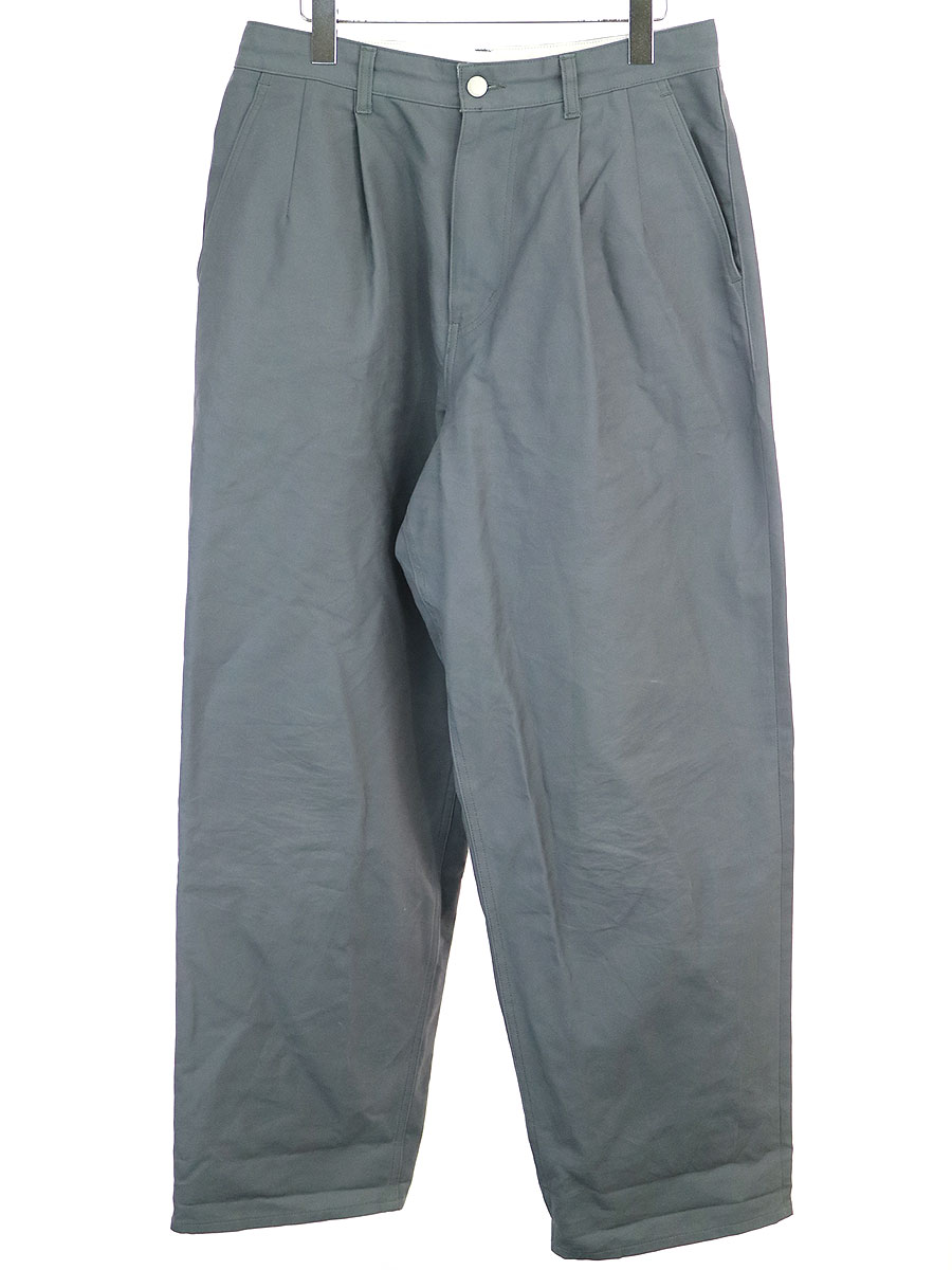 【楽天市場】【中古】Graphpaper グラフペーパー 20AW Double Cloth Peach Two Tuck Pants/ダブル