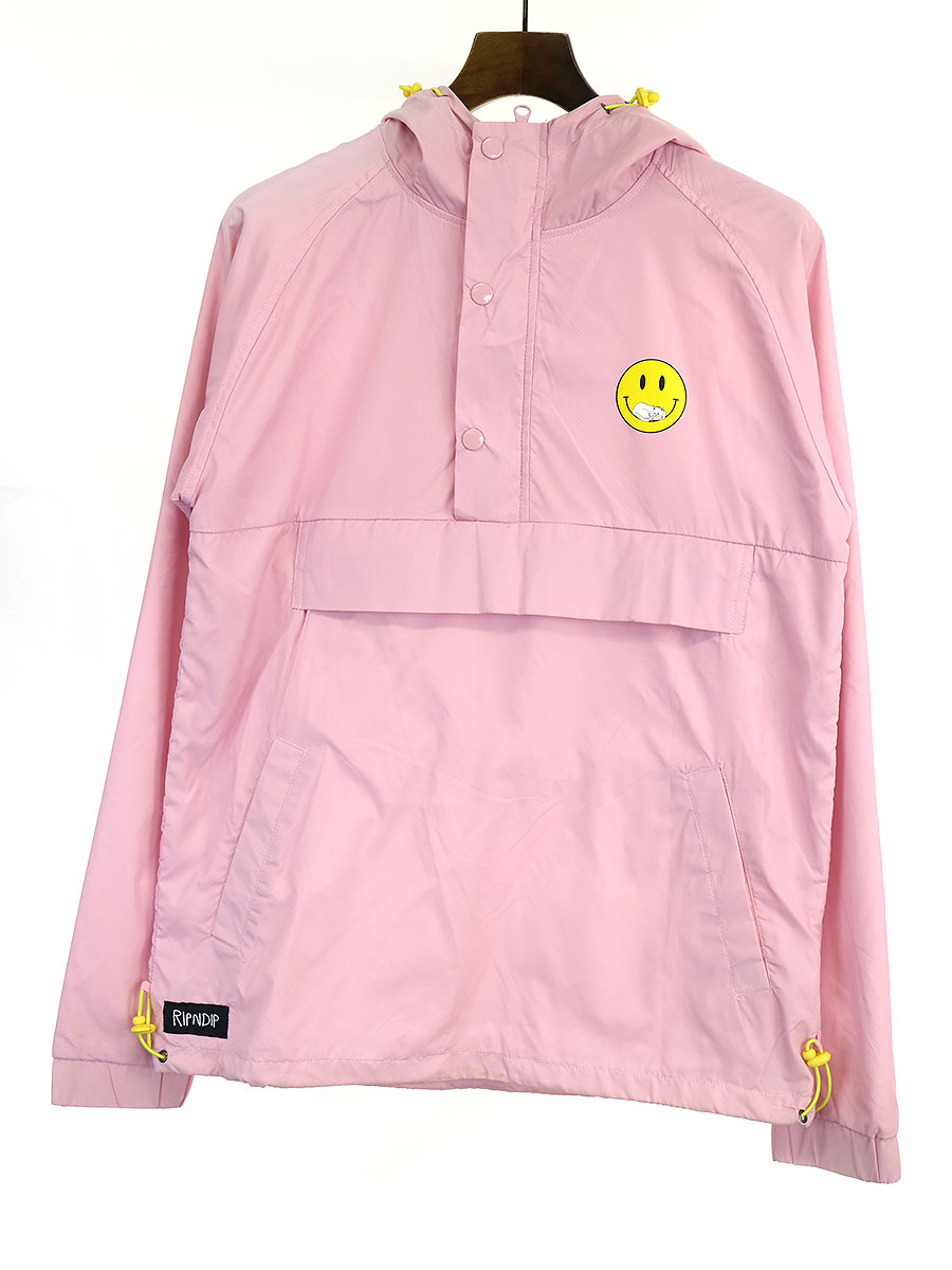 楽天市場】RIPNDIP リップンディップ ANORAK PARKA スマイリープリント