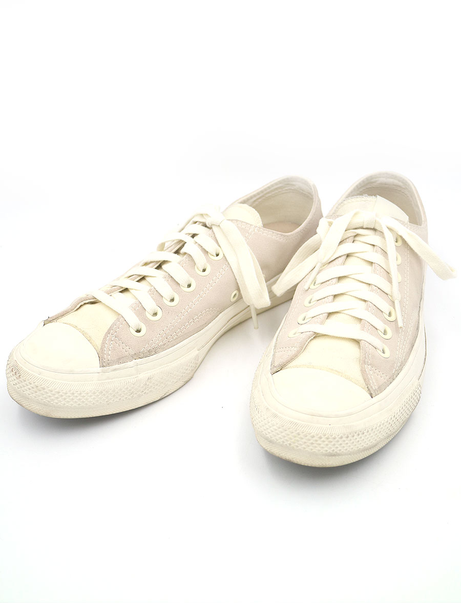 送料無料 中古 N Hoolywood Converse Addict エヌハリウッド コンバース アディクト Chuck Taylor Nh Ox ローカットスニーカー ベージュ 28cm メンズ Modescape 店 楽天市場 Www The Look Es
