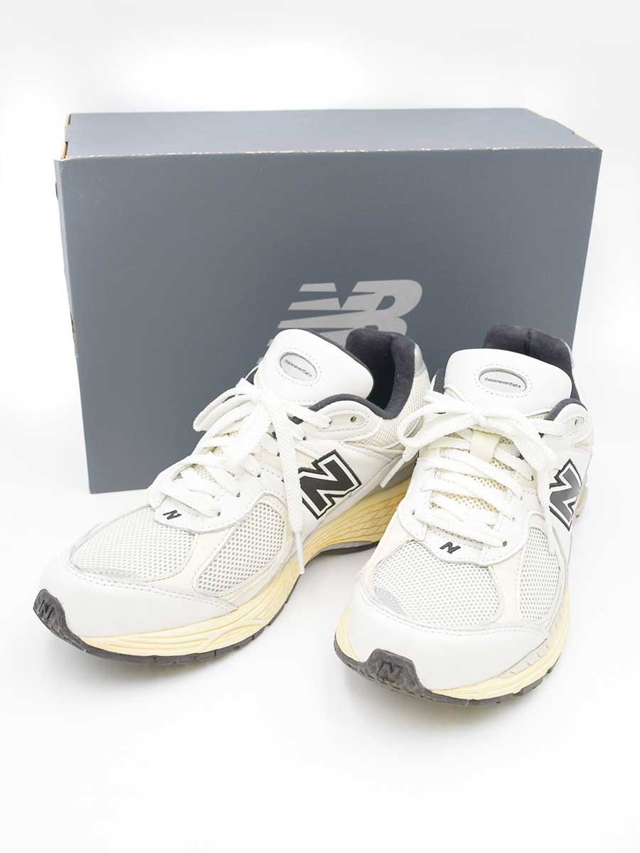 中古 New Balance ニュー釣り合う Thisisneverthat White Ml02rt スニーカー 白み 28cm メンズ Pasadenasportsnow Com