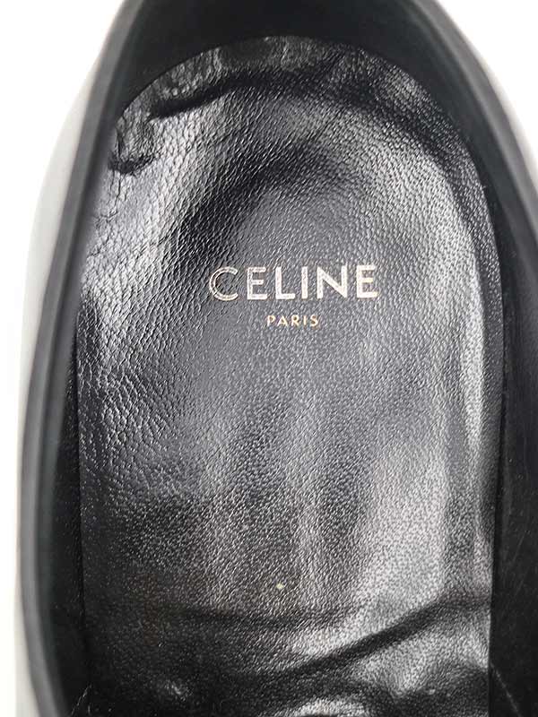 いいスタイル CELINE セリーヌ JACNO ジャクノ バックルレザーシューズ