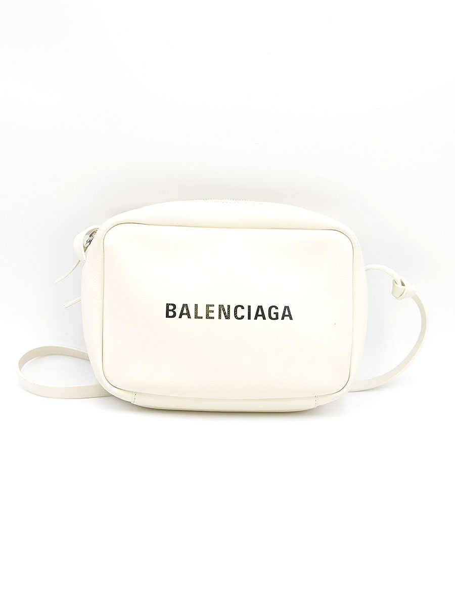 中古 バレンシアガ Balenciaga バレンシアガ Everyday Camera バッグ Camera Bag S エブリデイカメラショルダーバッグ ホワイト その他服飾 Modescape 店