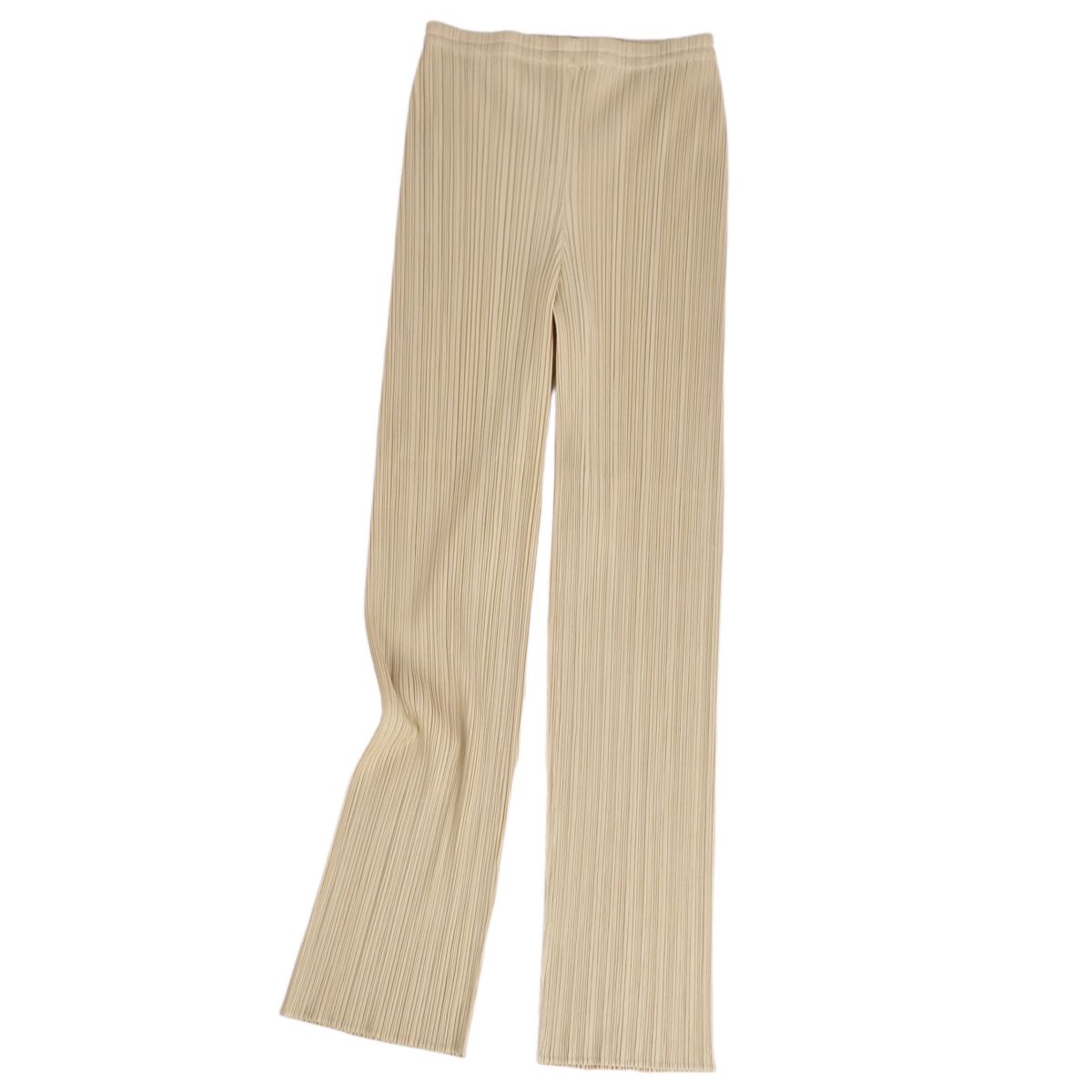 極美品　プリーツプリーズ　イッセイミヤケ　秋冬　プリーツパンツ　肉厚ボルドー　M PLEATS PLEASE ISSEY MIYAKE - プリーツプリーズ 裏地メッシュ