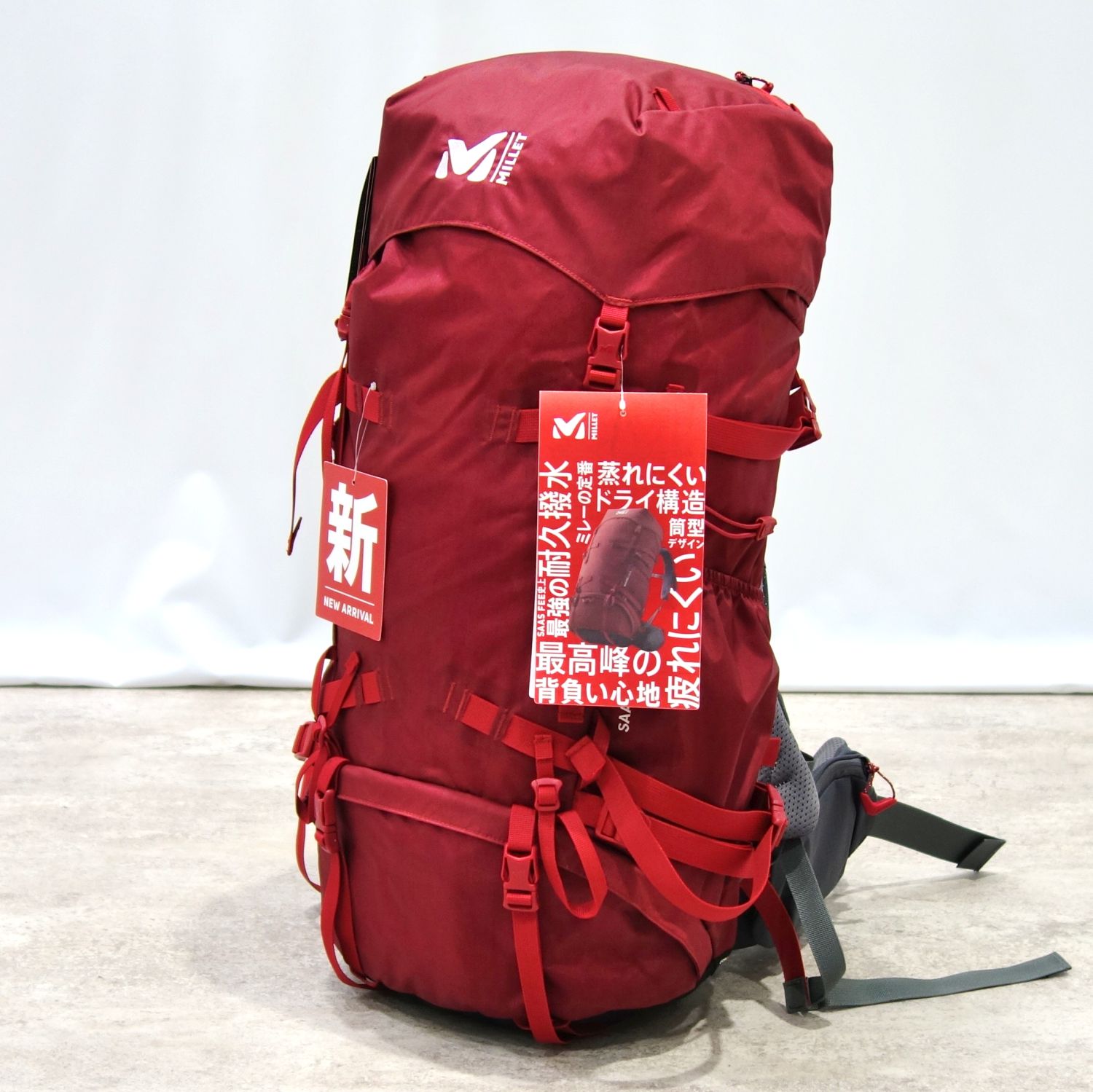 【新古品】ミレー MILLET SAAS FEE NX 30+5 サースフェー バックパック ザック リュック 登山 ハイク トレッキング アウトドア 30+5L ディープレッド【中古】 15,330円