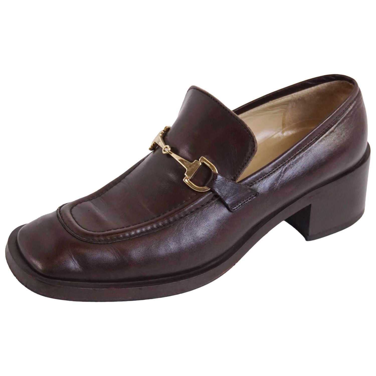 楽天市場】イタリア製 GUCCI ビットローファー 緑 10/28cm グッチ