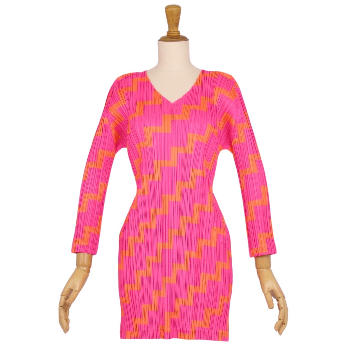 イッセイミヤケ プリーツプリーズ ワンピース Lサイズ 美品 美品 PLEATS PLEASE プリーツプリーズ イッセイミヤケ プリーツ