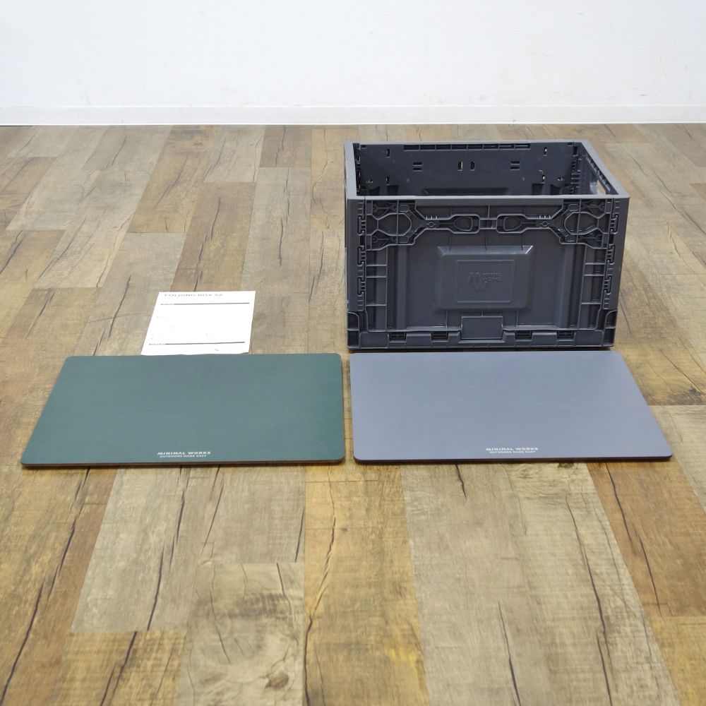 【美品】ミニマルワークス MINIMAL WORKS FOLDING BOX S2 COVER SET フォールディングボックス カバー キャンプ アウトドア【中古】