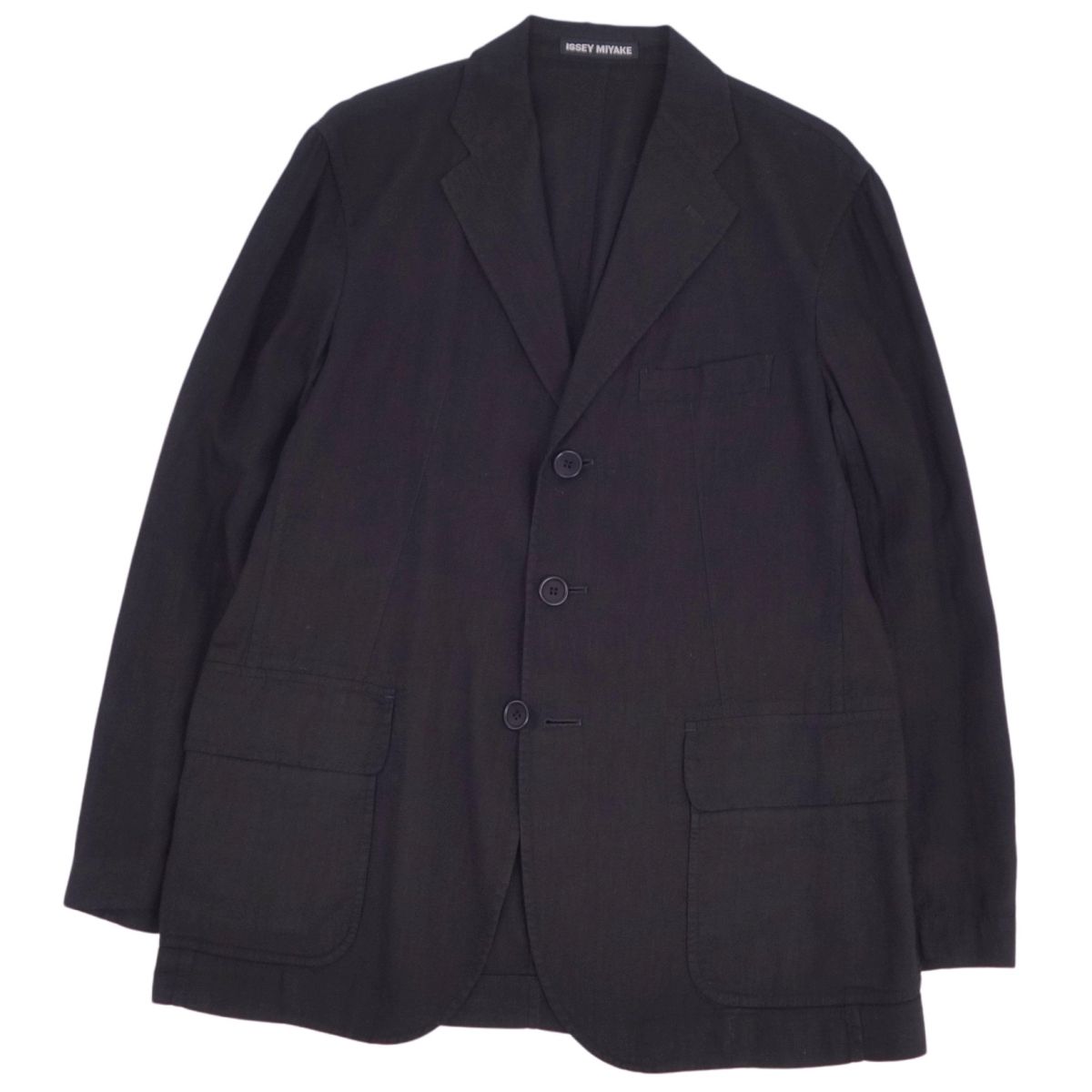 ISSEYMIYAKE イッセイミヤケ　テーラードジャケット　サイズ3 中古・古着通販】ISSEY MIYAKE (イッセイミヤケ) 刺し子