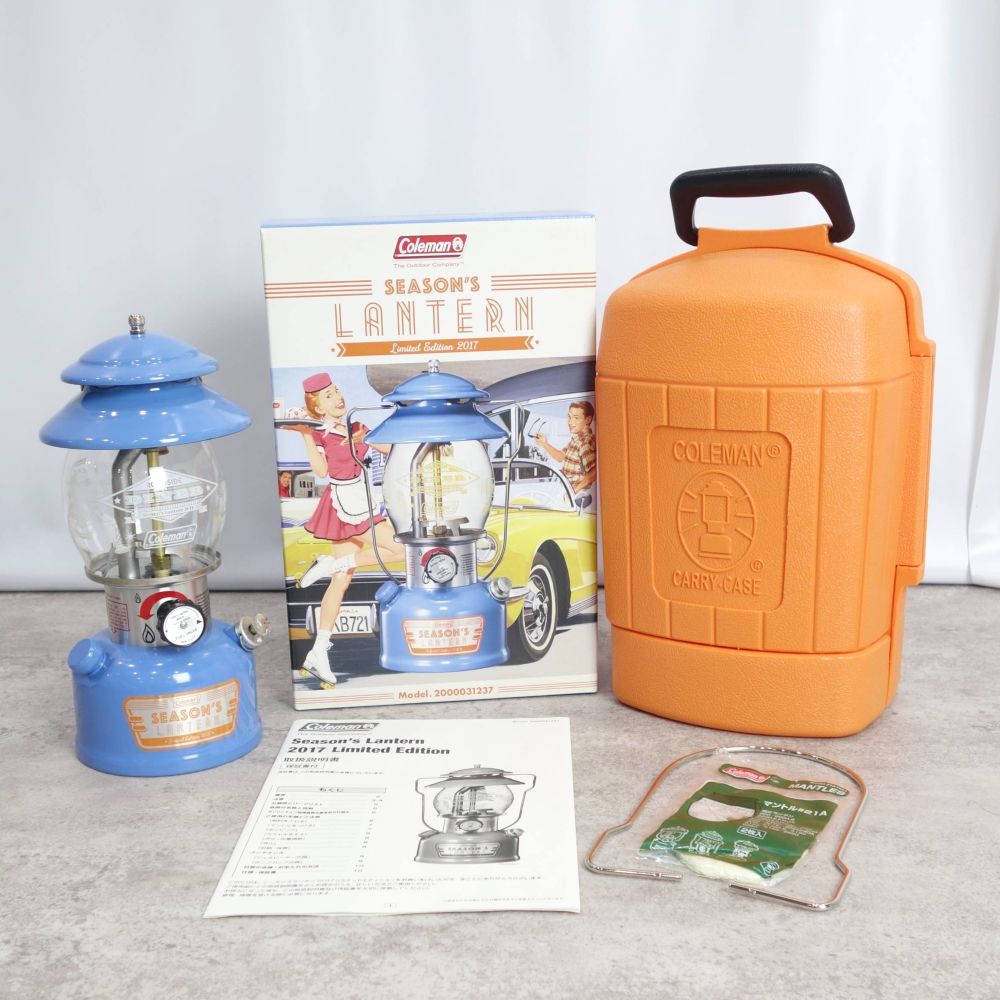 【新古品】電話を掛けるマン Coleman 2017 SEASON\u0027S LANTERN シーズンズ 提燈 制限事項真似形 200B 難民キャンプ アウトドア【中古】