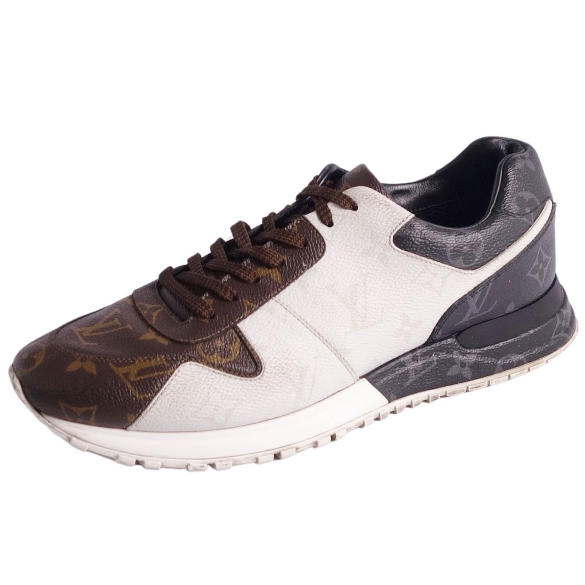 美品✨ルイヴィトン✨革タグ レザースニーカー 革靴 ブラック 26cm 美品✨ルイヴィトン✨革タグ レザースニーカー 革靴 ブラック 26cm