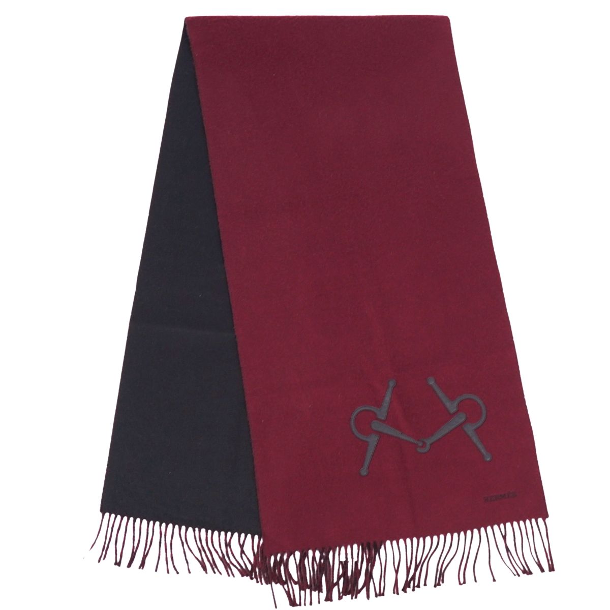 楽天市場】HERMES エルメス ドレ バックル フリンジ マフラー カシミヤ