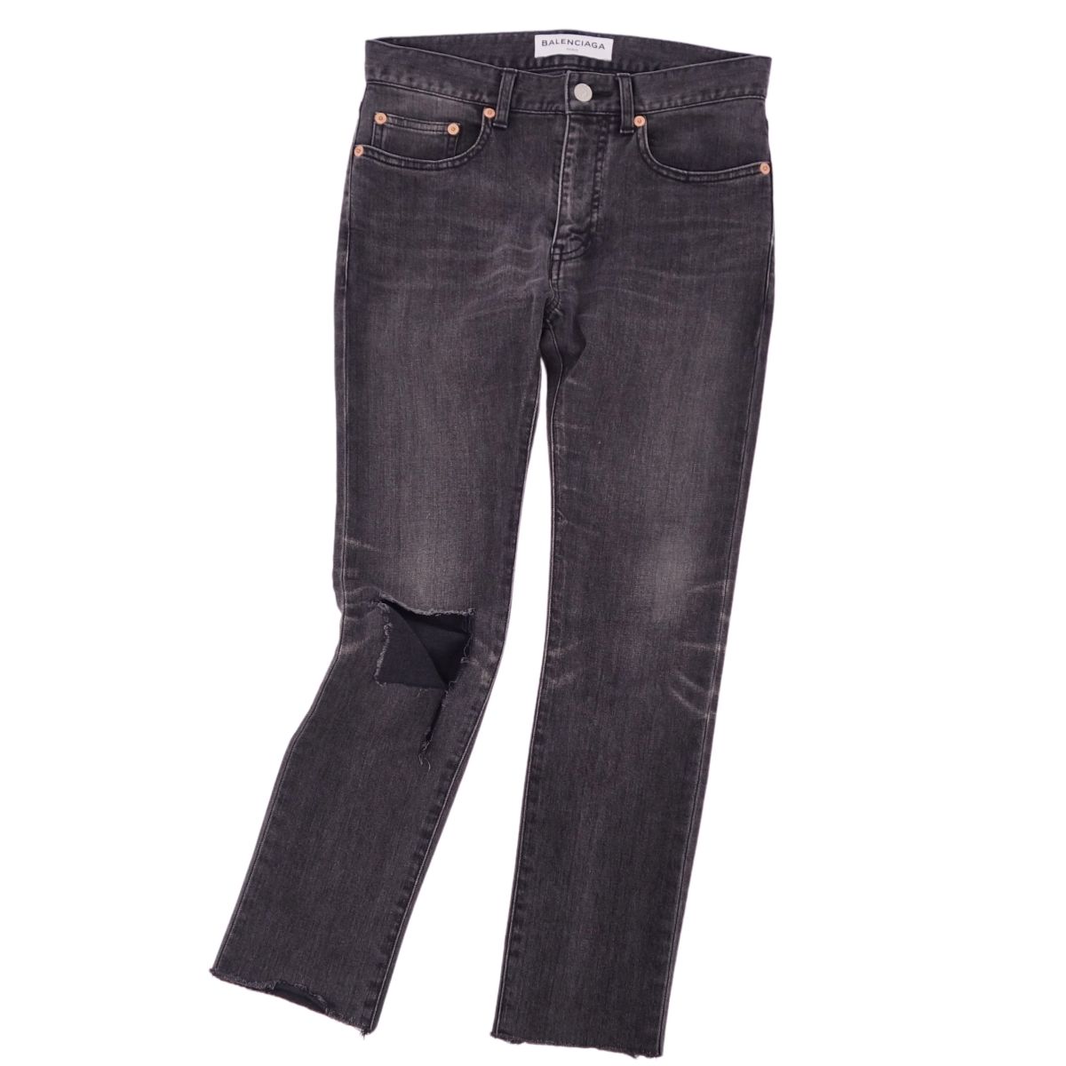 デニム・ジーパン BALENCIAGA Women Denim Pants 777211TPW598195 Black 楽天市場】バレンシアガ BALENCIAGA デニム レディース ブラック