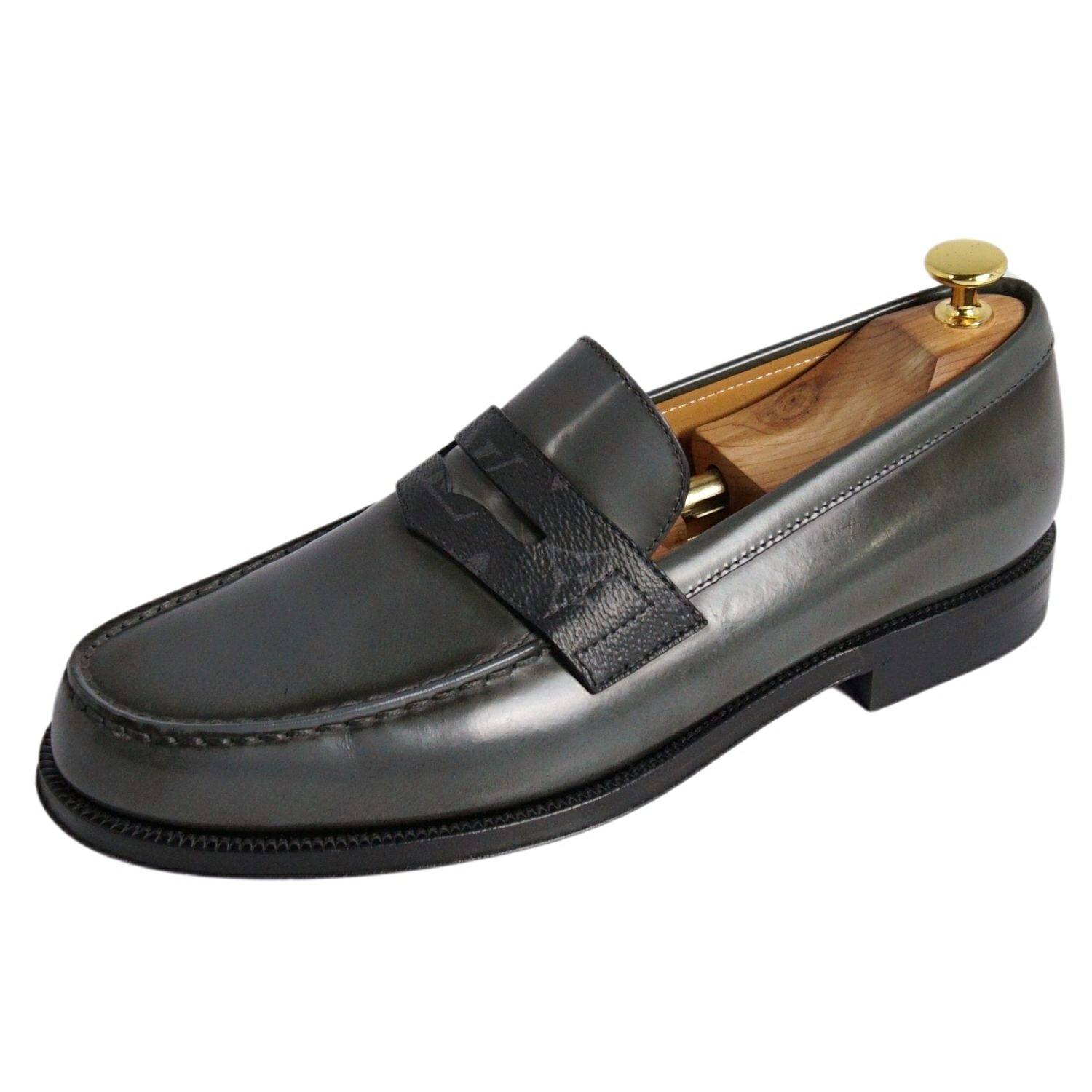 ルイヴィトン　メンズ　革靴 LOUIS VUITTON - 未使用 ルイヴィトン LOUIS VUITTON レザー