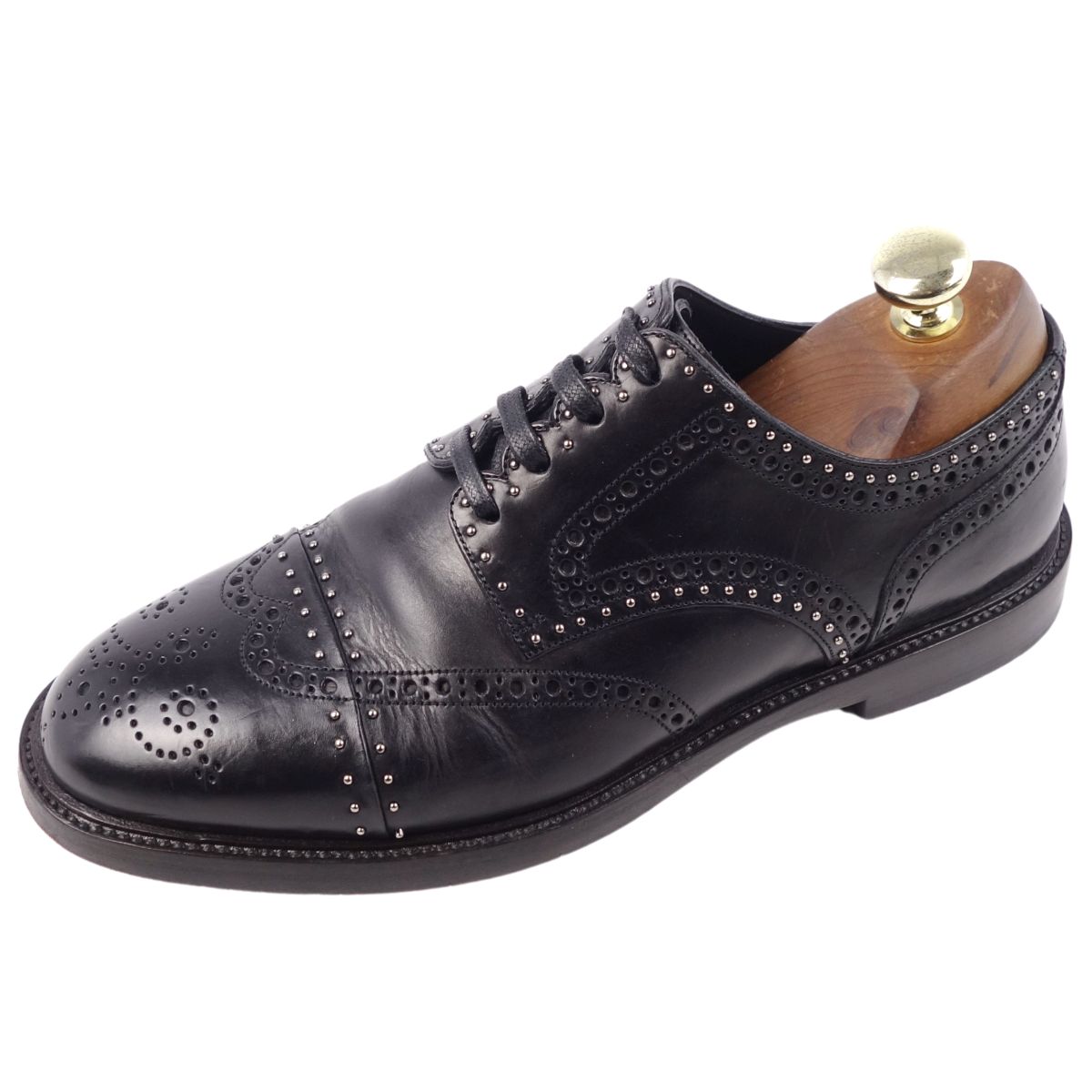 DOLCE＆GABBANA 【サイズ•7 1/2】ブラックスウェードシューズ DOLCE&GABBANA - 未使用 ドルチェ&ガッバーナ DOLCE&GABBANA