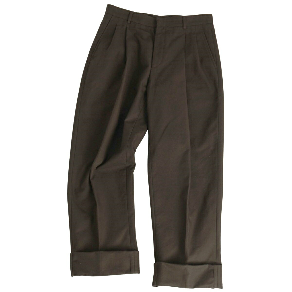 キ*が様 HERMES ブラック スラックス　80〜90s HERMES スラックス パンツ