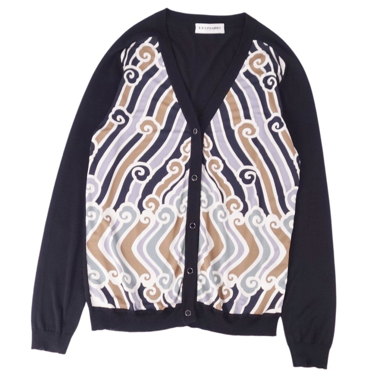 楽天市場】LEONARD レオナール 0329102 シルク混ウール 金ボタン