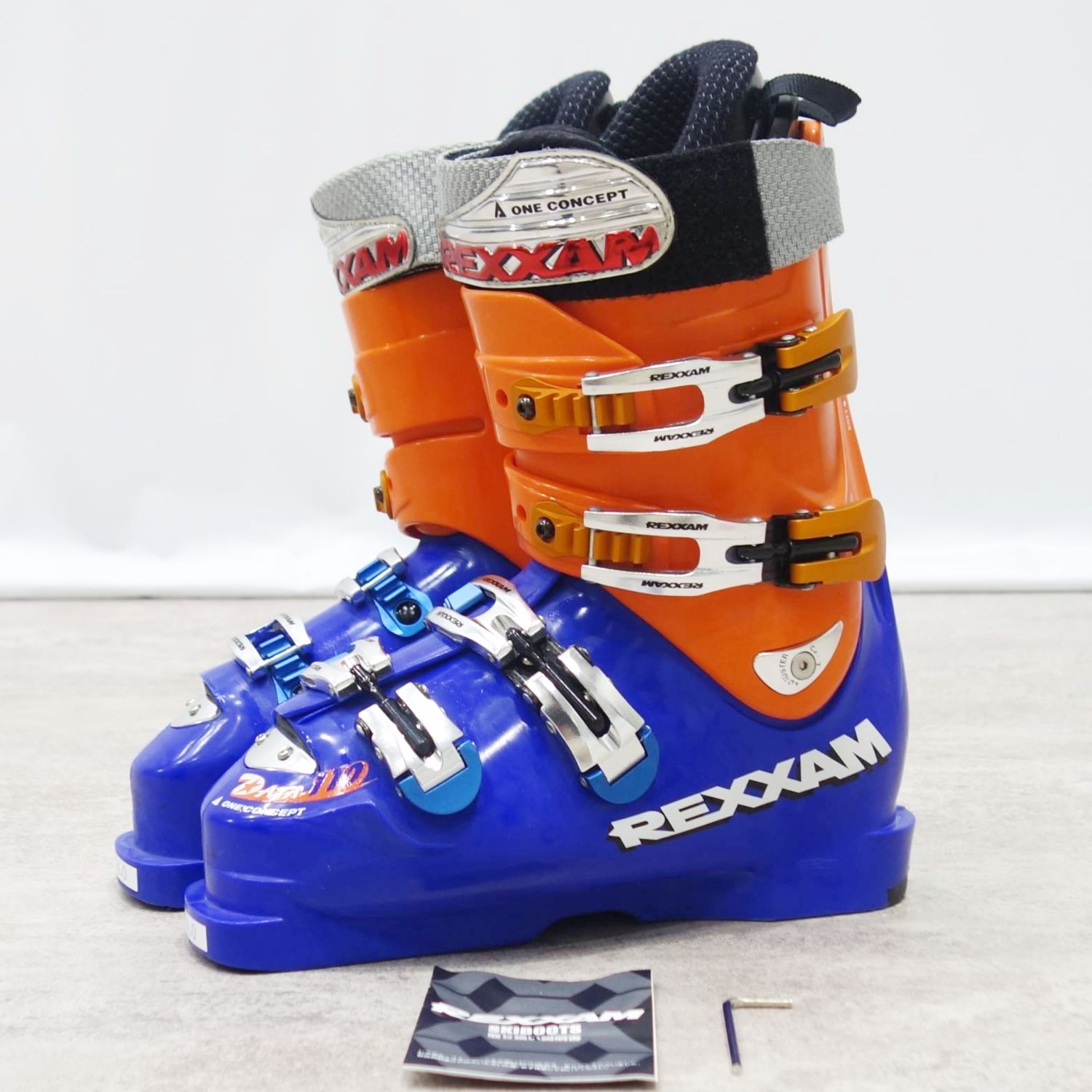 レグザム REXXAM DATA110 24.5珊 282粍 スキーの板 ブーツ アルペン アウトドア 青碧【中古】