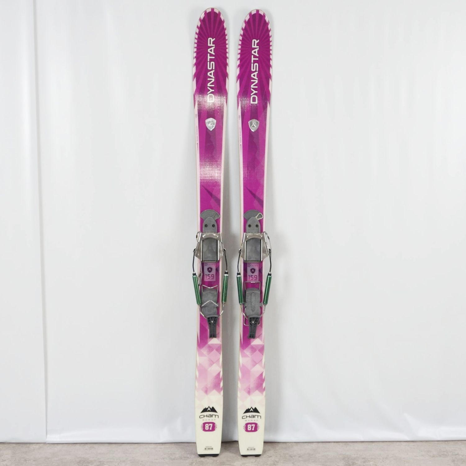 ディナスター DYNASTAR CHAM 87 WOMAN 159cm ビンディング VOILE スイッチバック ショート テレマーク スキー バックカントリー アウトドア【中古】
