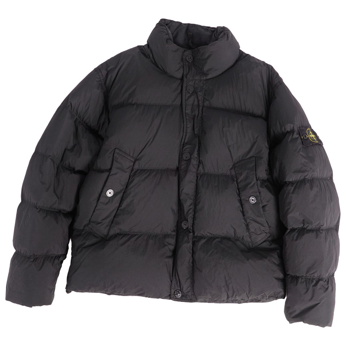【美品】ストーンアイランド STONE ISLAND ジャケット ダウンジャケット GARMENT DYED CRINKLE REPS NY ガーメントダイ ナイロン アウター メンズ M ブラック【中古】｜MODEST LORD 仙台 店