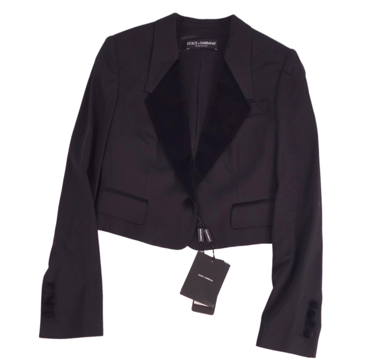 ★美品★ドルチェ&ガッバーナ テーラードジャケット リネン レオパード 38 DOLCE&GABBANA DOLCE&GABBANA(ドルチェアンドガッバーナ) 90-00S