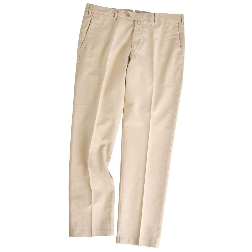 【美品】ロロピアーナ Loro Piana パンツ ロングパンツ スラックス コットン ボトムス メンズ イタリア製 50 ベージュ【中古】