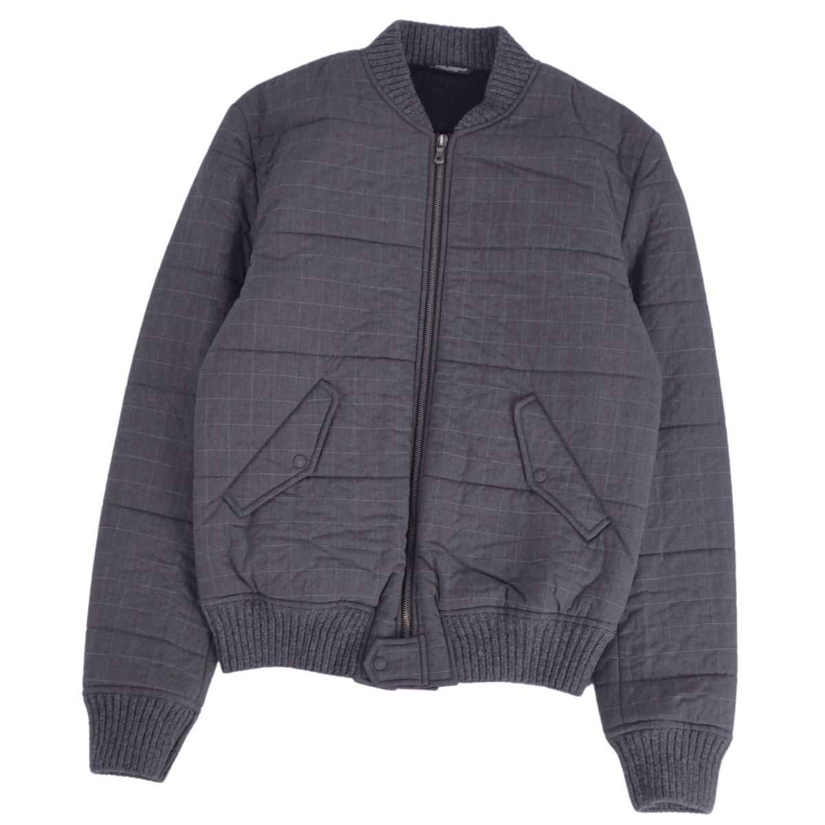 DOLCE&GABBANA グレー カーキ系 48 L相当　ミリタリージャケット D&G military parachute jacket – Coil