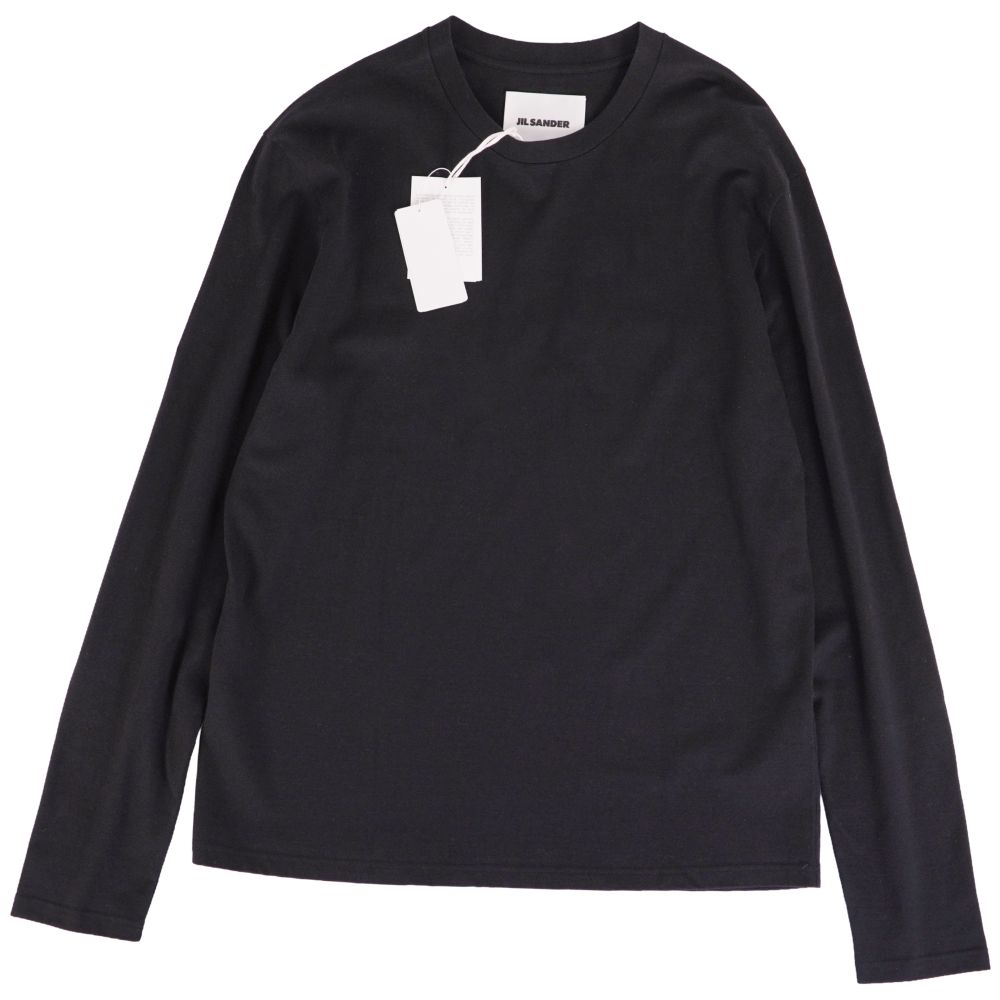 【新古品】ジルサンダー JIL SANDER Tシャツ 2024 カットソー ロングスリーブ 長袖 コットン トップス メンズ イタリア製 M ブラック【中古】｜MODEST LORD 仙台 店 21,075円