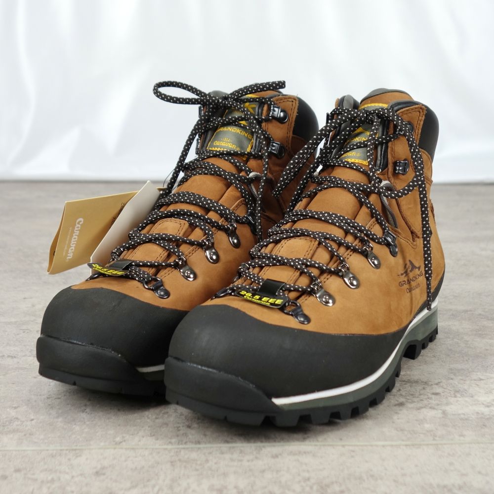 【新古品】キャラバン CARAVAN GRANDKING グランドキング GK85 26.5cm 登山靴 ブーツ 縦走 ヌバックレザー トレッキング【中古】