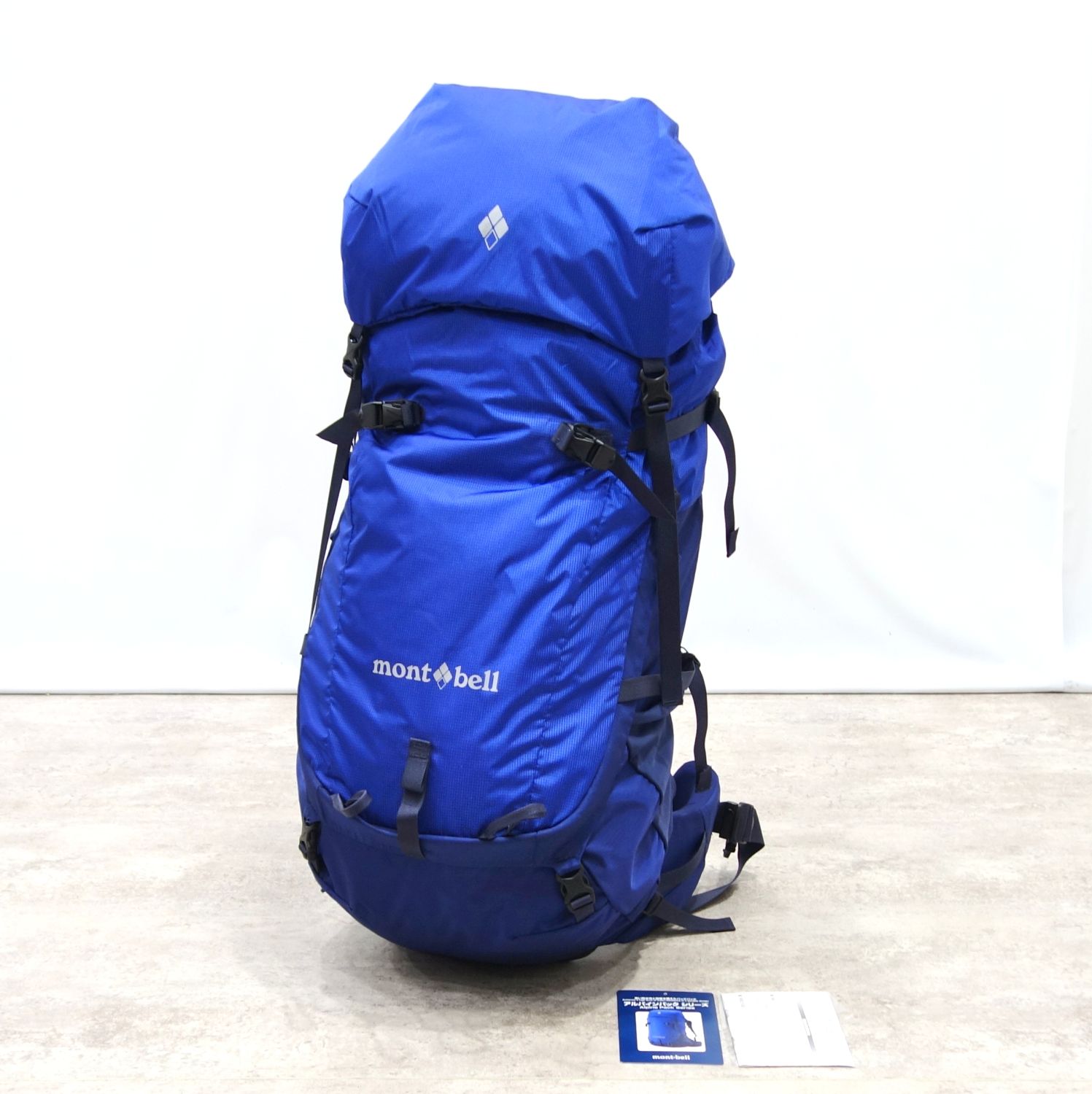 【美品】モンベル mont bell アルパインパック 80 大型 防水 バックパック 80L 登山 縦走 テン泊 アウトドア リュック ザック【中古】