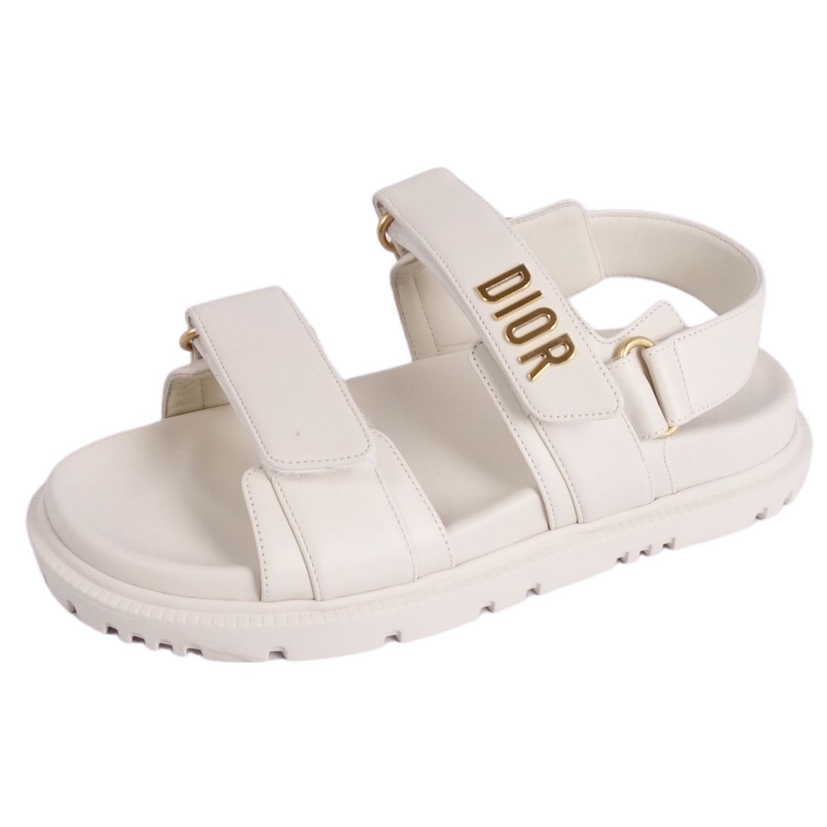 【未使用品】Dior ホワイトレザーサンダル ヒール付き 23cm 楽天市場】Christian Dior クリスチャンディオール サンダル