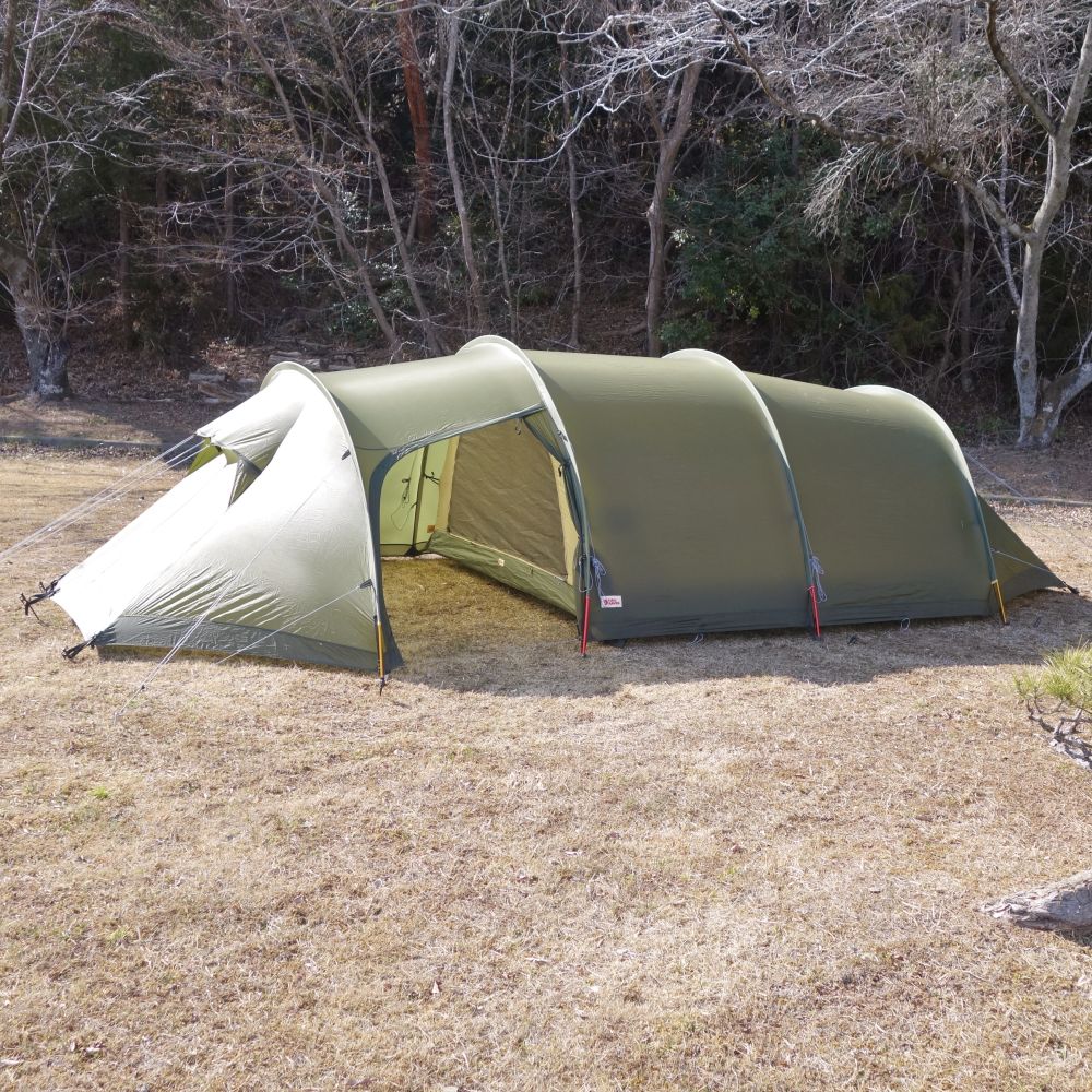 【美品】フェールラーベン Fjallraven Abisko Endurance 4 フェールラーベン 円蓋 アビスコ エンデュランス 3人用 円蓋 4時節 水平坑 難民キャンプ【中古】
