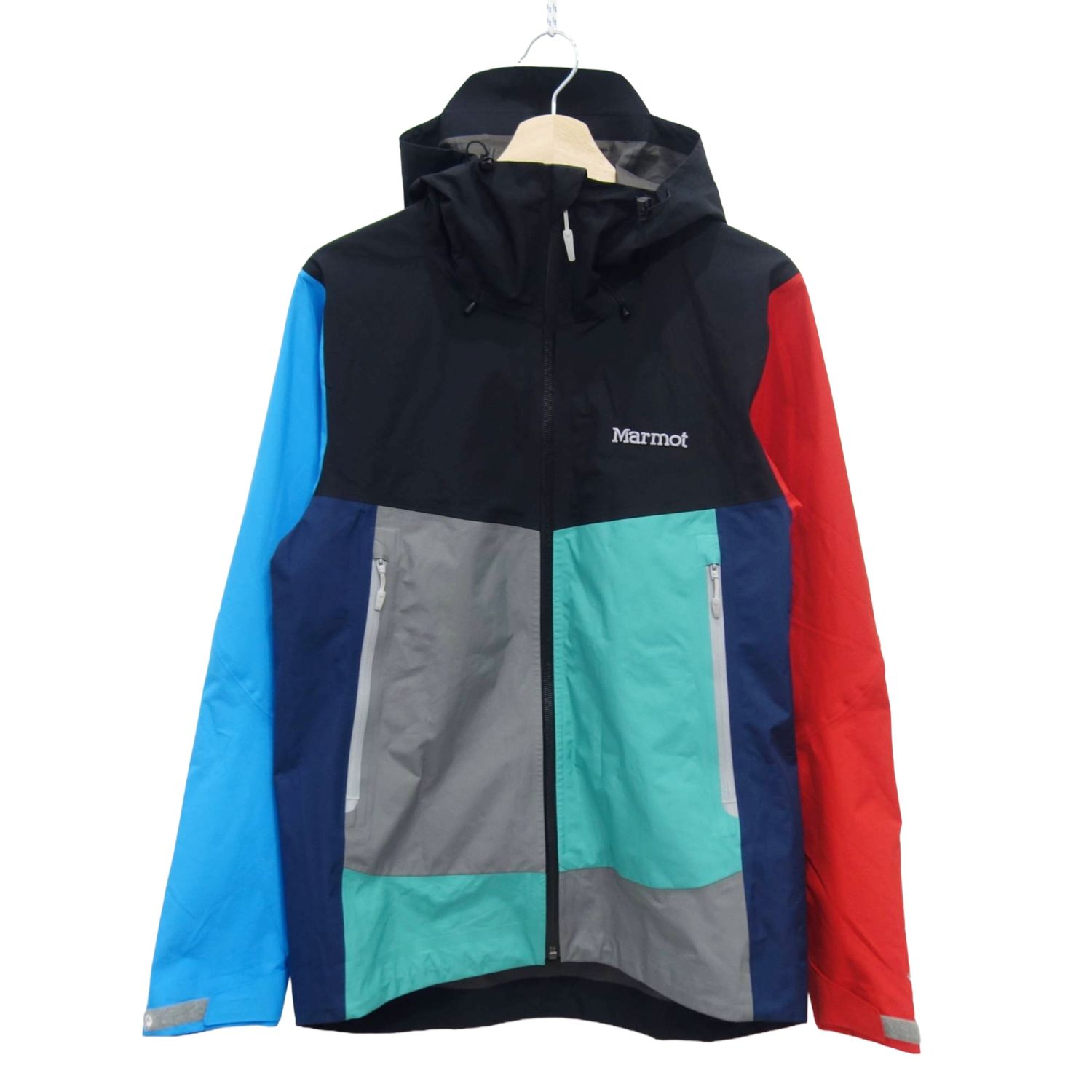 【新品負けず劣らず】モルモット Marmot レインジャケット コモド 上衣 GORE-TEX 山登り アウトドア M CZP（クレイジーパターン）【中古】