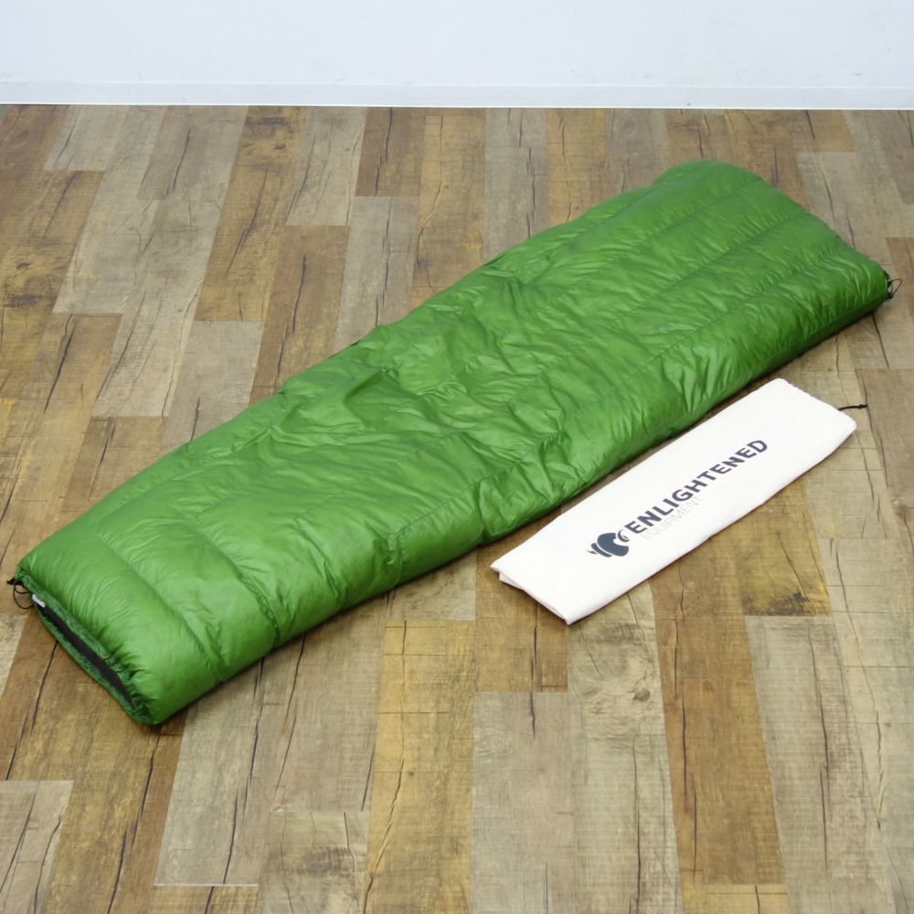 極美品 エンライテンド イクイップメント ENLIGHTENED EQUIPMENT Revelation 850 10F Down Ver キルト 掛け布団 寝袋 ダウン シュラフ ENLIGHTENED EQUIPMENT / Revelation 850 50°F Down Ver