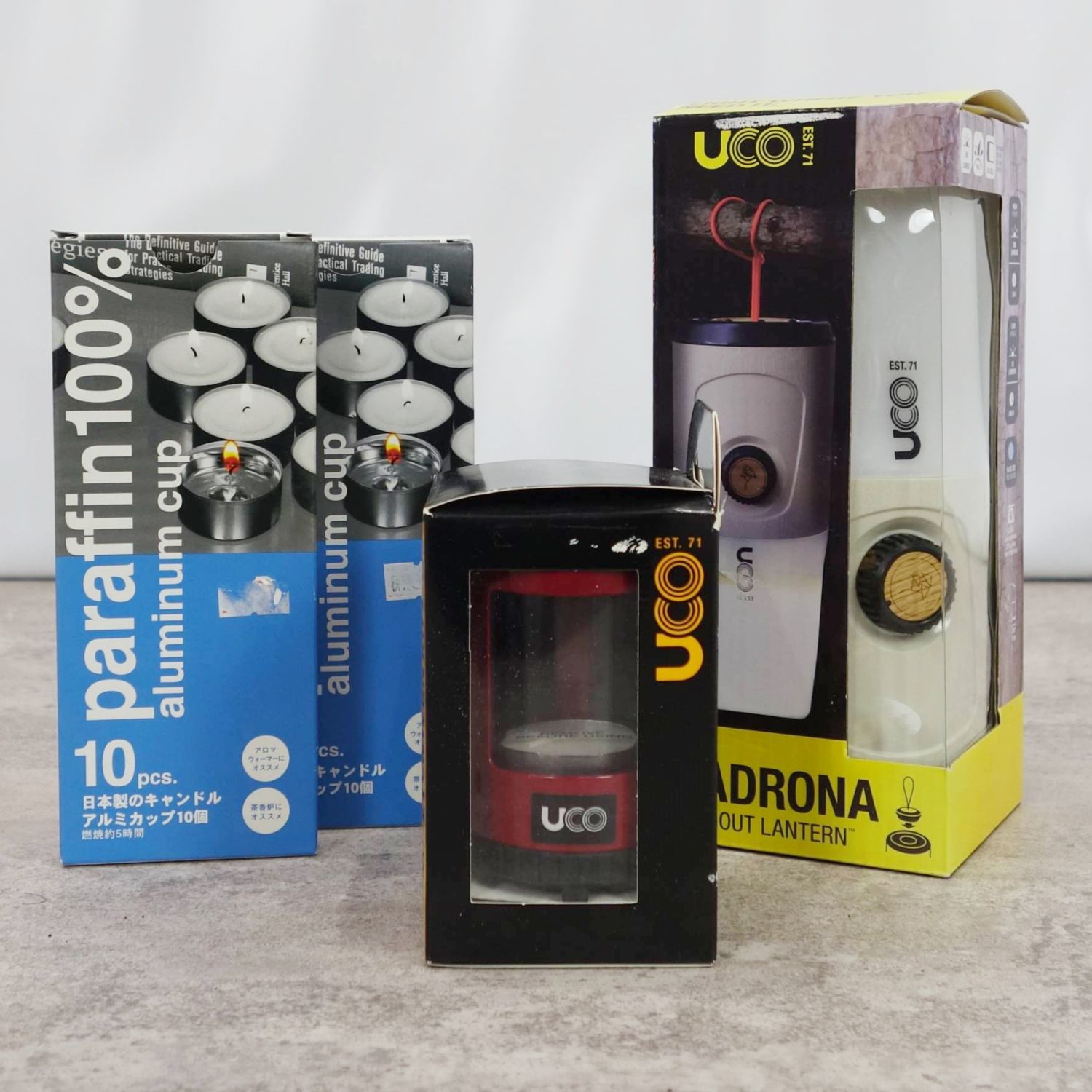 【新古品】ユーコ UCO ミニ キャンドル ランタン レッド 替えキャンドル LEDランタン マドロナ セット キャンプ アウトドア【中古】