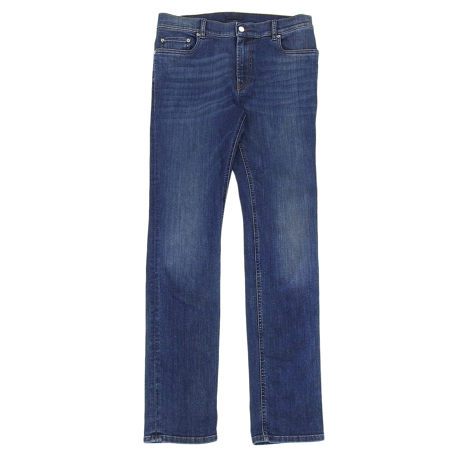 【美品】プラダ PRADA パンツ デニムパンツ ジーンズ ウォッシュ加工 コットン メンズ ボトムス 33 ブルー系【中古】｜MODEST LORD 仙台 店 15,385円