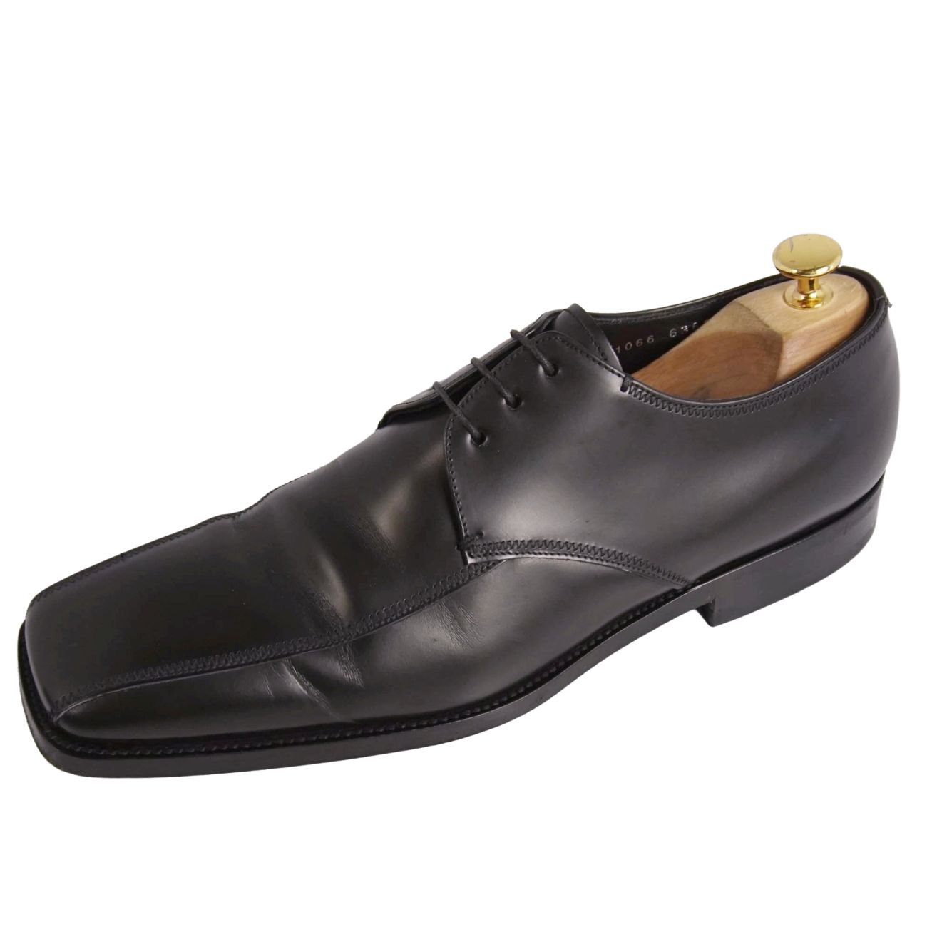 楽天市場】【PRADA】プラダスクエアトゥ レザードレスシューズ サイズ6