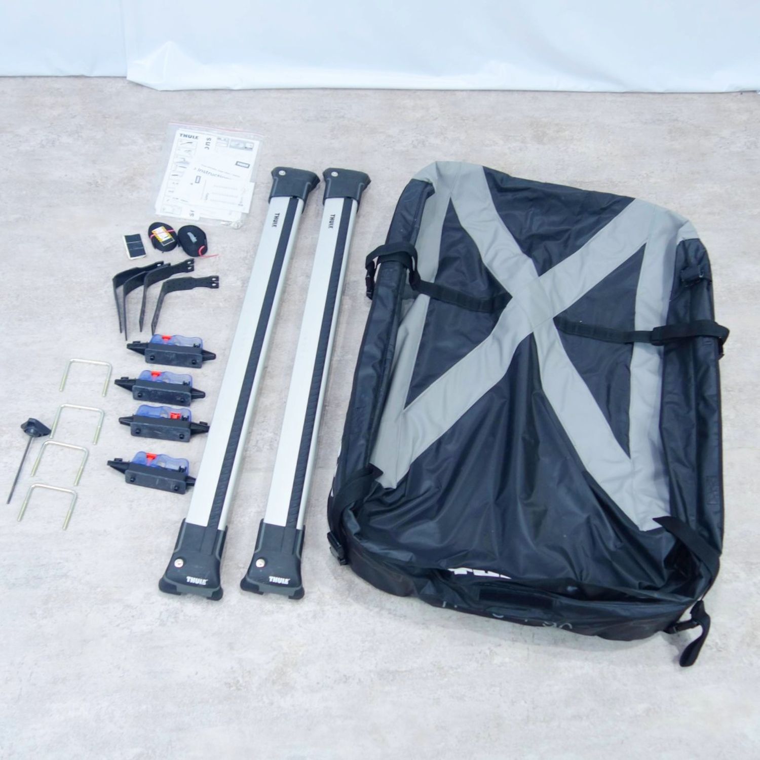 スーリー THULE Ranger 90 レンジャー 折りたたみ式 車載 ホンブルグ帽 大屋根ボックス席 履歴軍事基地 アウトドア【中古】