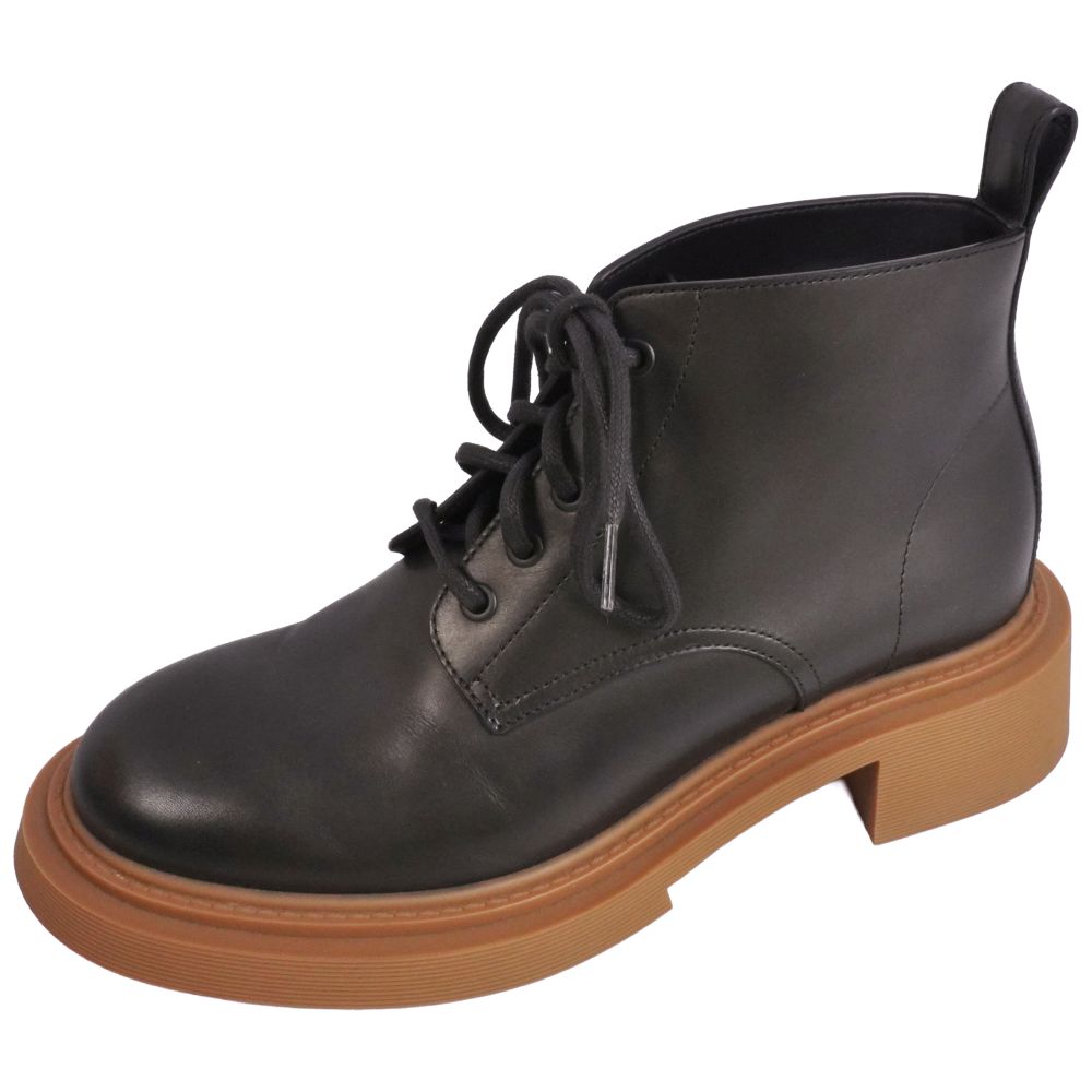 【極美品】ロエベ LOEWE ブーツ レースアップ アンクルブーツ レザー シューズ 靴 メンズ イタリア製 42(27cm相当) ブラック【中古】｜MODEST LORD 仙台 店 32,487円