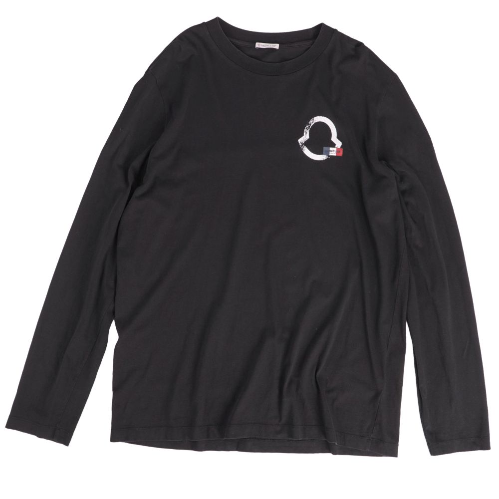 【美品】モンクレール MONCLER Tシャツ 2022 カットソー ロングスリーブ 長袖 コットン トップス メンズ XL ブラック【中古】｜MODEST LORD 仙台 店