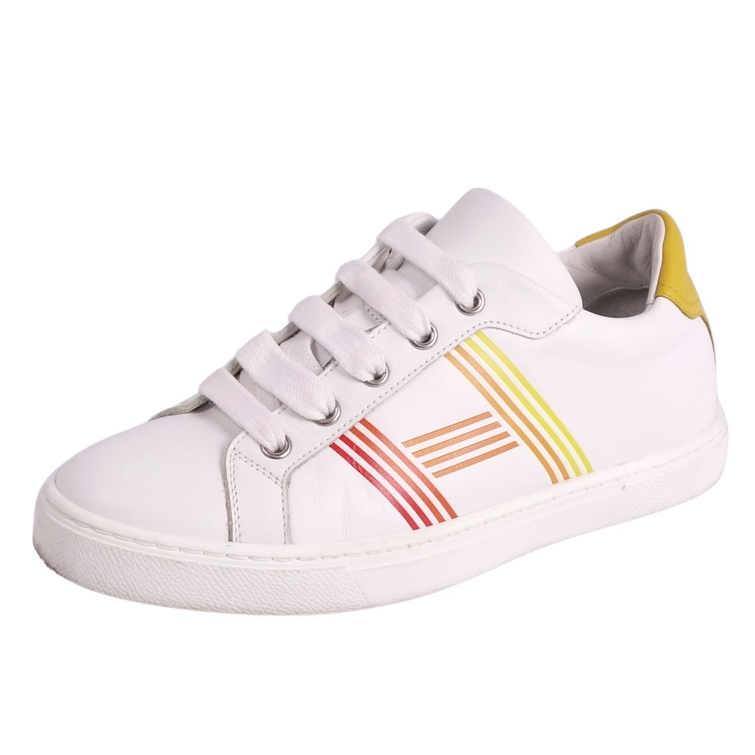 HERMES エルメス アヴァンタージュ スニーカー レディース ホワイト 袋付 HERMES エルメス アヴァンタージュ スニーカー レディース